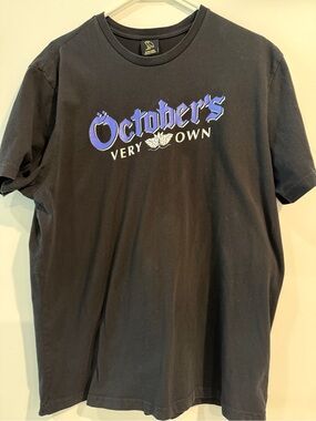 Octobers Very Own, OVO Black Graphic Tee size XL